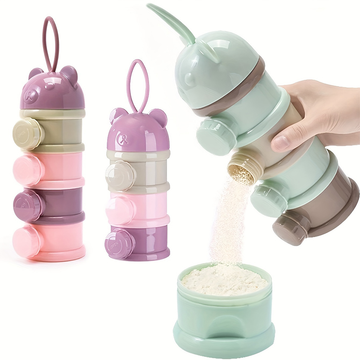 Baby Food Universe - Contenitore per latte in polvere per