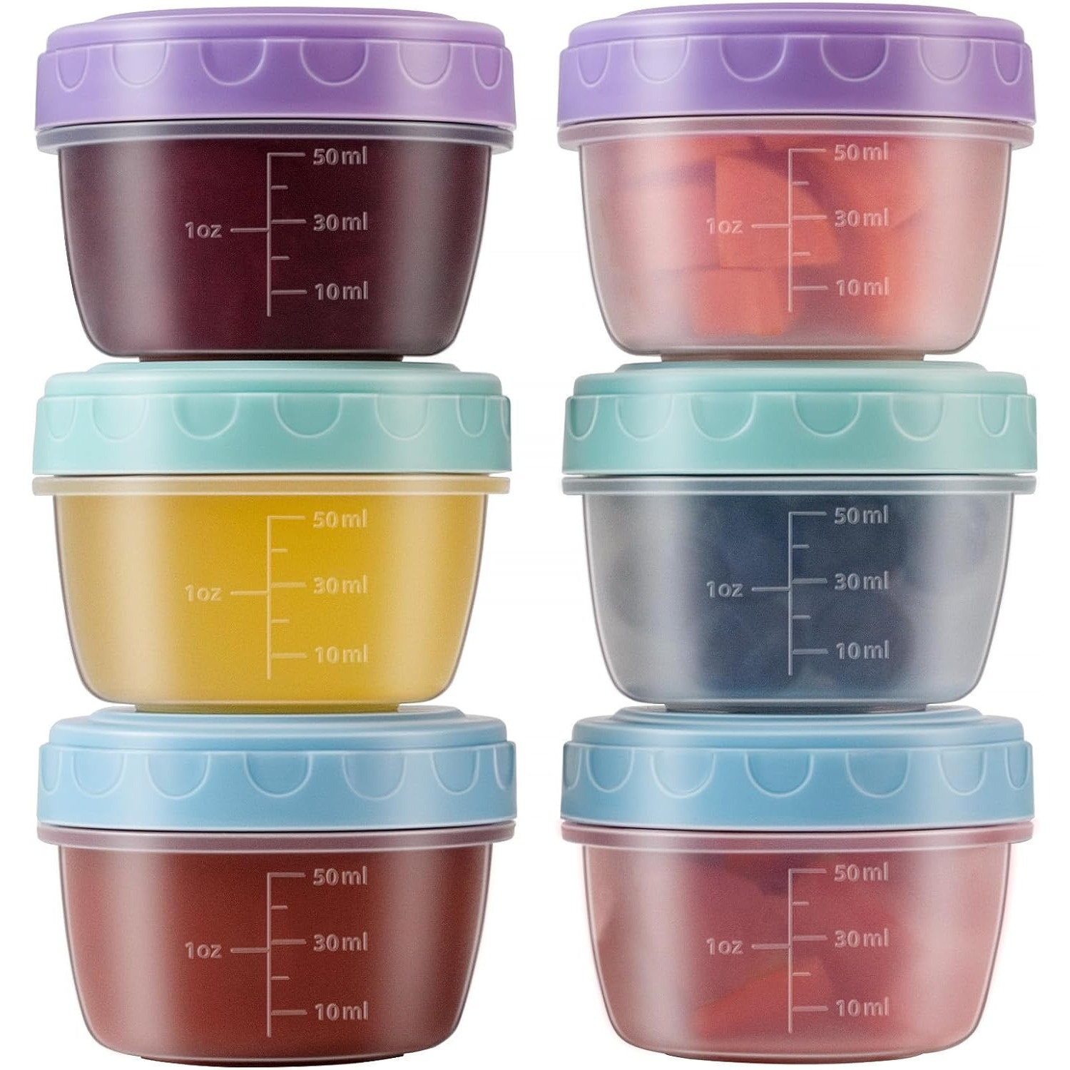 Baby Food Jars - Confezione da 1-6 contenitori da 2,7