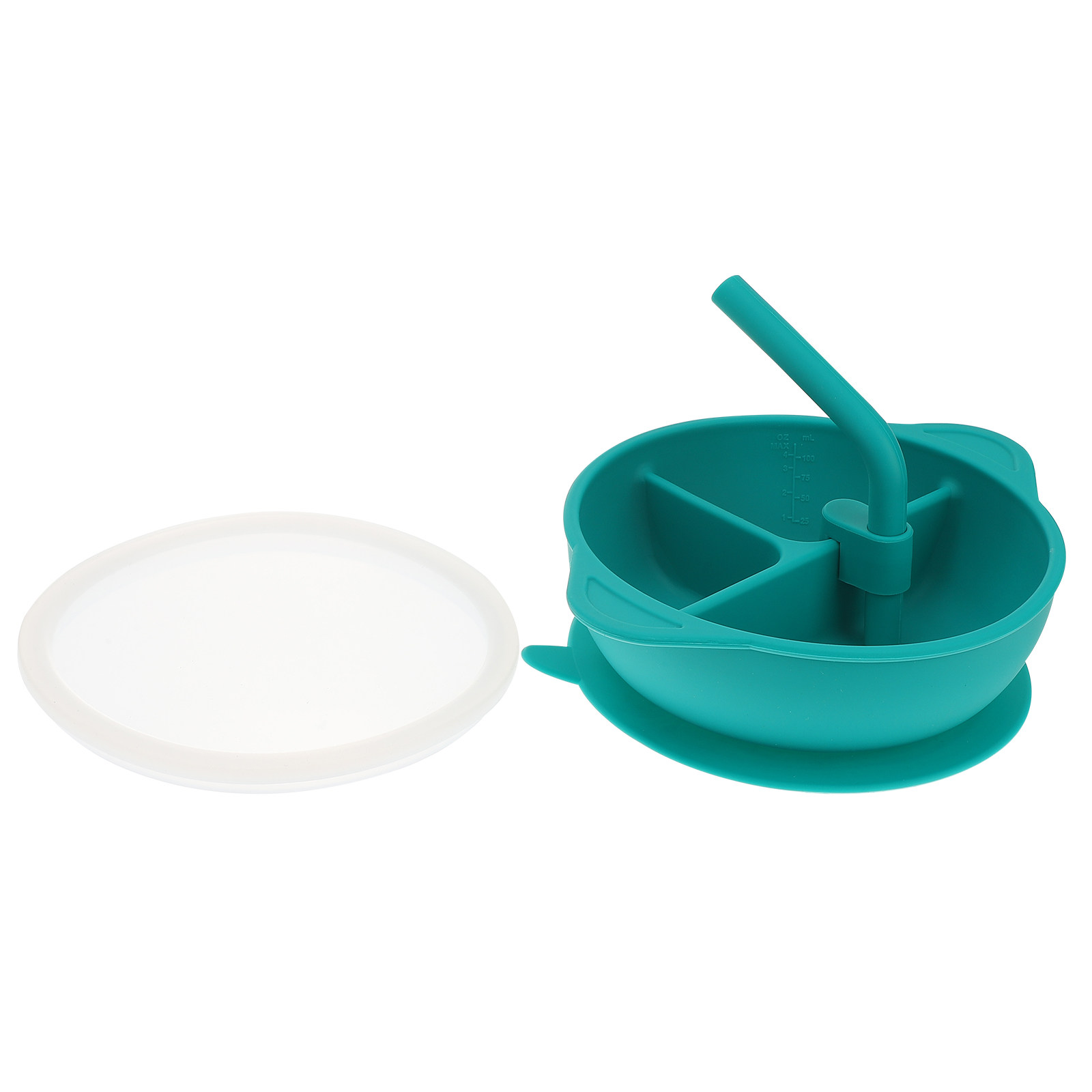 Baby Food Dessert - 1 Pezzo Piatto in Silicone Antirottura