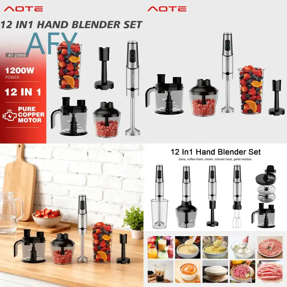 Baby Food Hand Blender - Frullatore a Immersione AOTE per Standard