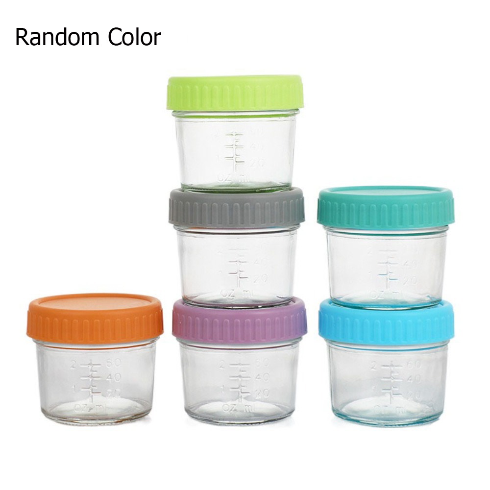 Baby Food Jars - 6 pezzi multiuso in vetro per