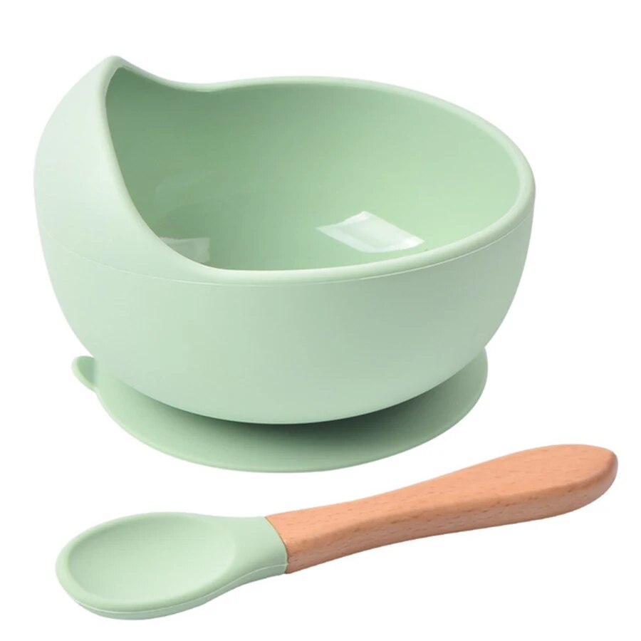 Baby Food Utensils - Ciotola per alimentazione in silicone a