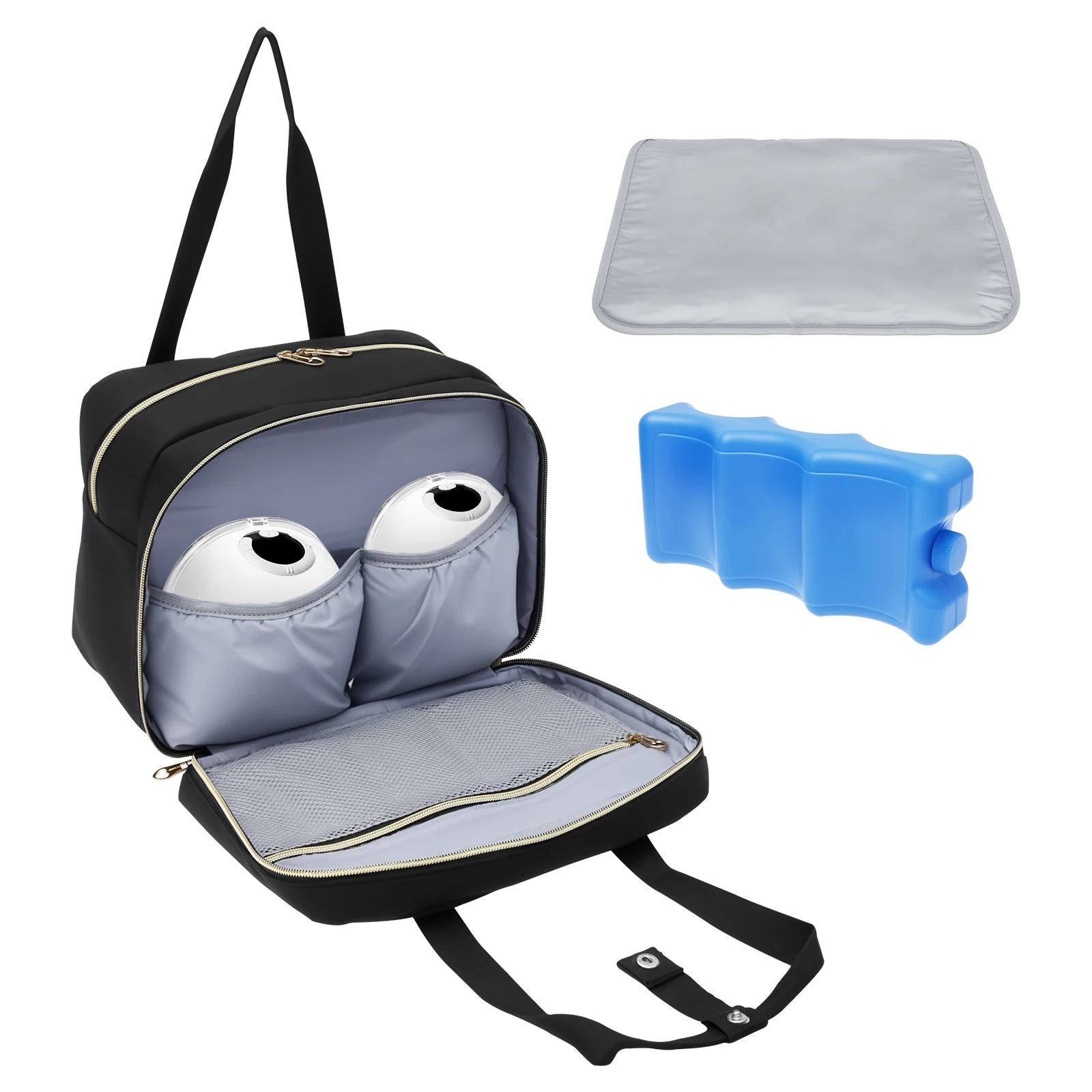 Baby Food Warmer Portable - Borsa portaoggetti per tiralatte con impacco
