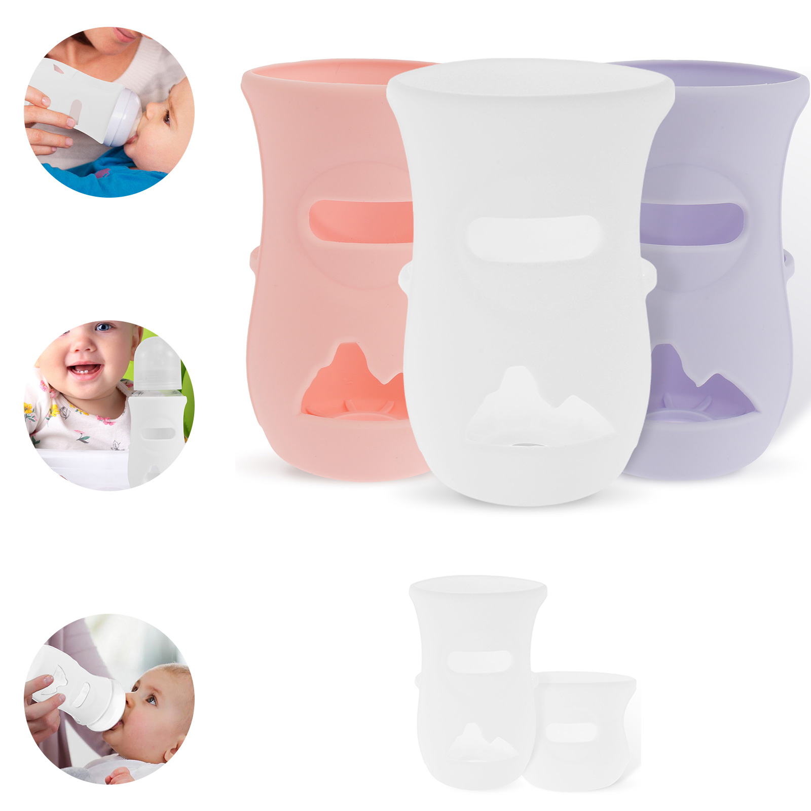Baby Food Jars - Manicotti in silicone Copri biberon in