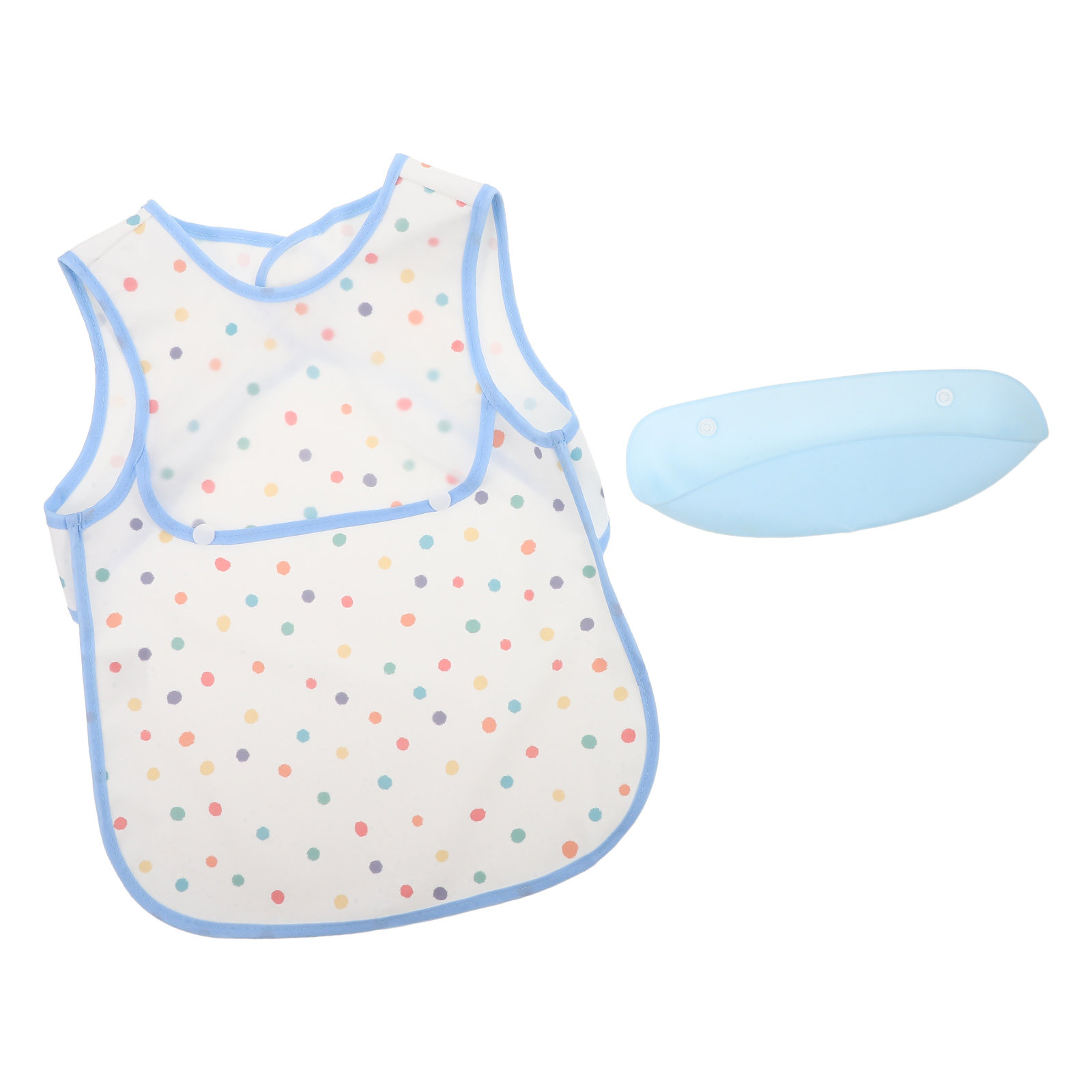 Baby Food Apron - Bavaglino per Bambini con Tasca, Impermeabile,
