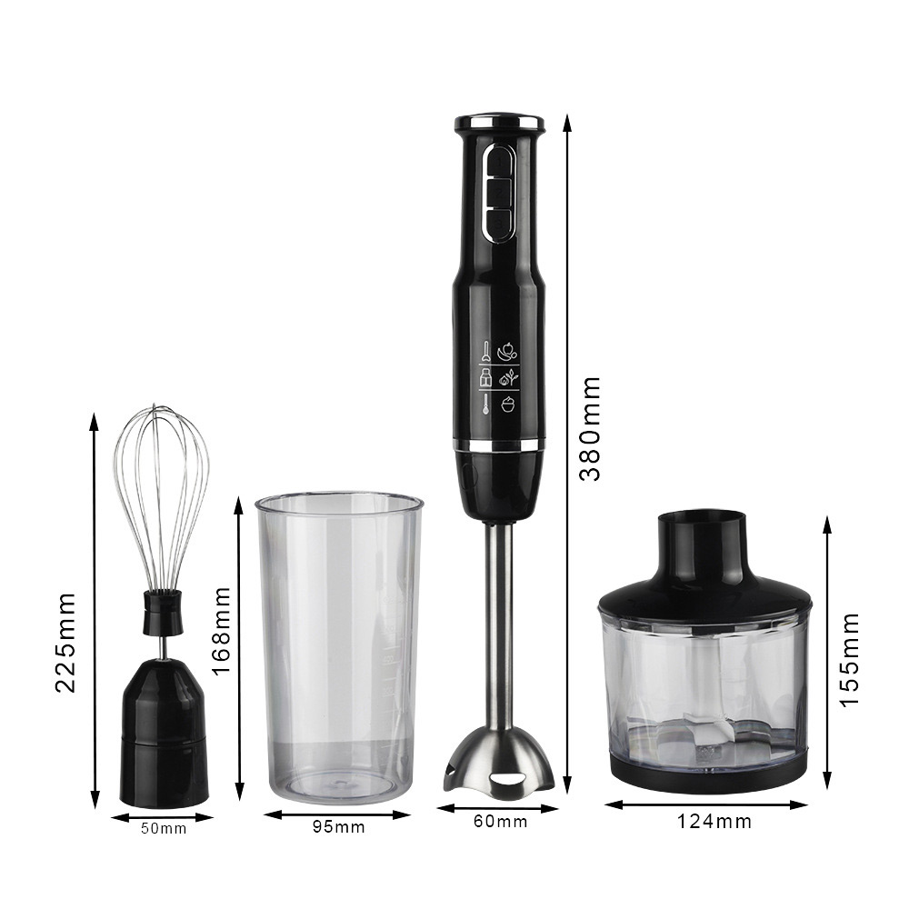 Baby Food Hand Blender - Frullatore multifunzione, tritatutto, frullatore a immersione,