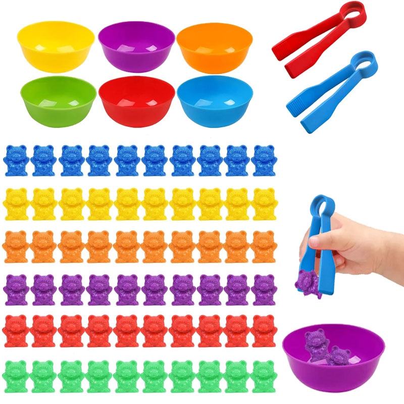 Baby Food Game - Conteggio degli orsi Giochi coordinati Ciotole