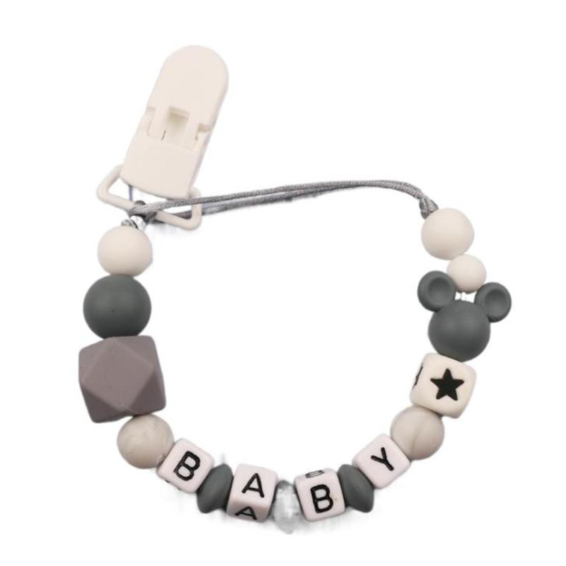 Baby Food Teether - Nome personalizzato per bambino Clip per