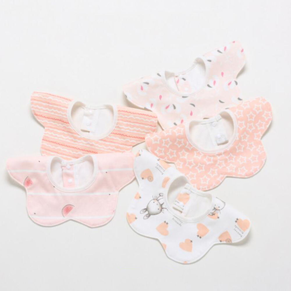 Baby Food Apron - 5 pz/lotto bavaglini per bambini impermeabili