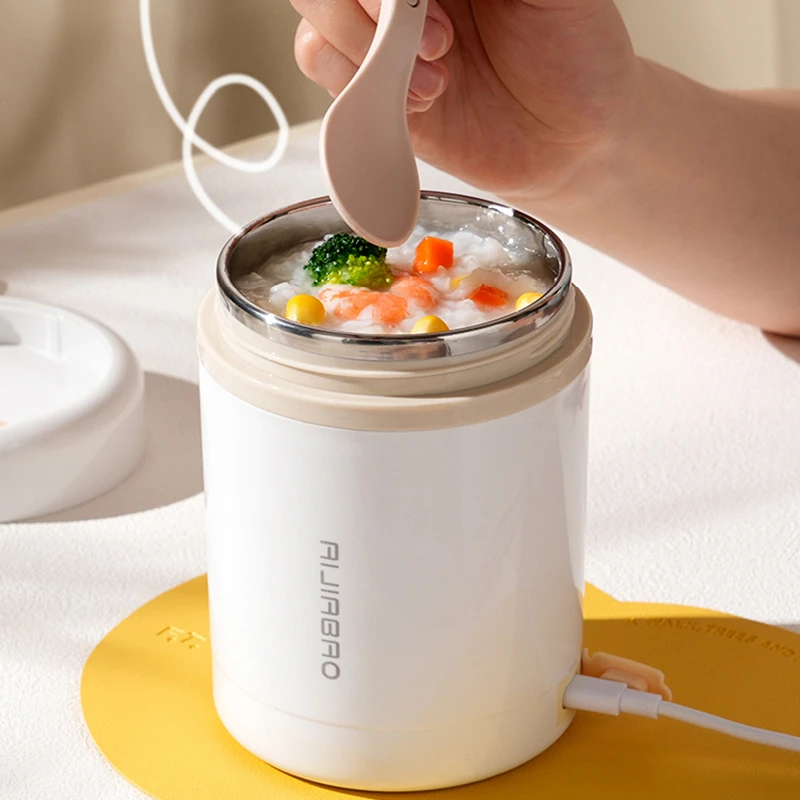 Baby Food Warmer Portable - 600ML USB Riscaldamento Elettrico Lunch Box
