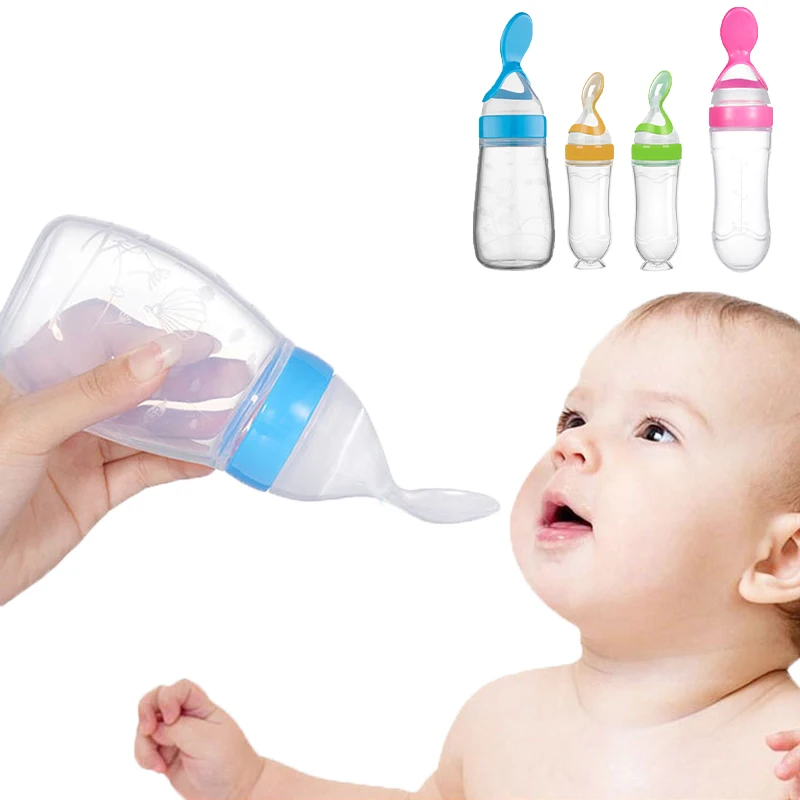 Baby Food Jars - Biberon sicuro per bambini Cucchiaio Bottiglia