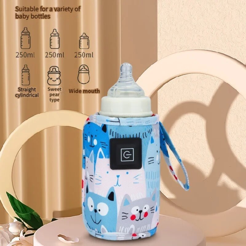 Baby Food Warmer Portable - 1 pz scaldalatte USB temperatura costante