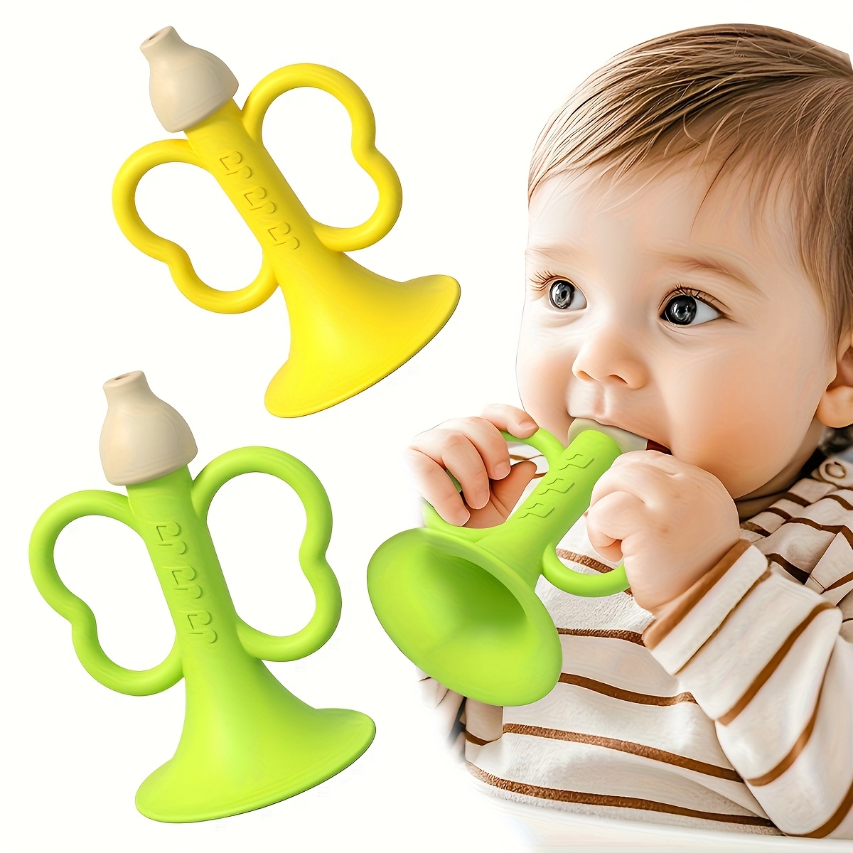 Baby Food Teether - Corno per la dentizione del bambino,