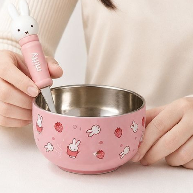 Cartoon Kawaii Miffy Ciotola i - Baby Food Japan recensione e prezzo
