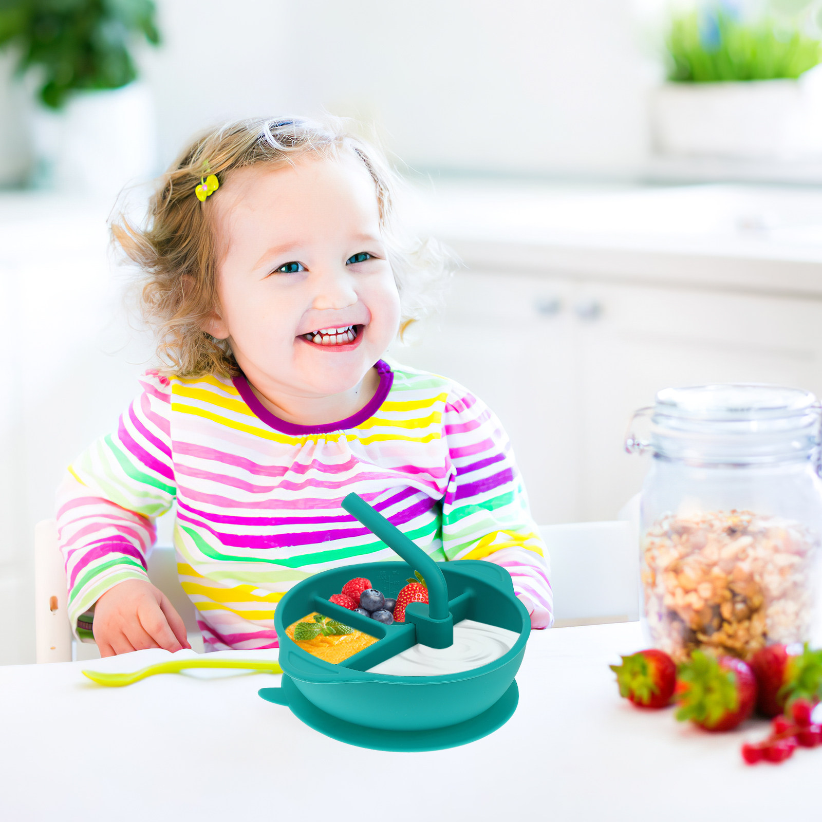 1 Pezzo Piatto in Silicone Ant - Baby Food Dessert recensione e prezzo