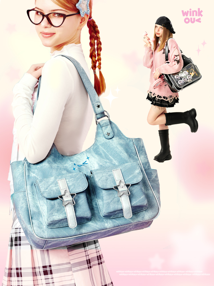 Borsa Lta in denim quotidiana  - Baby Food Japan recensione e prezzo