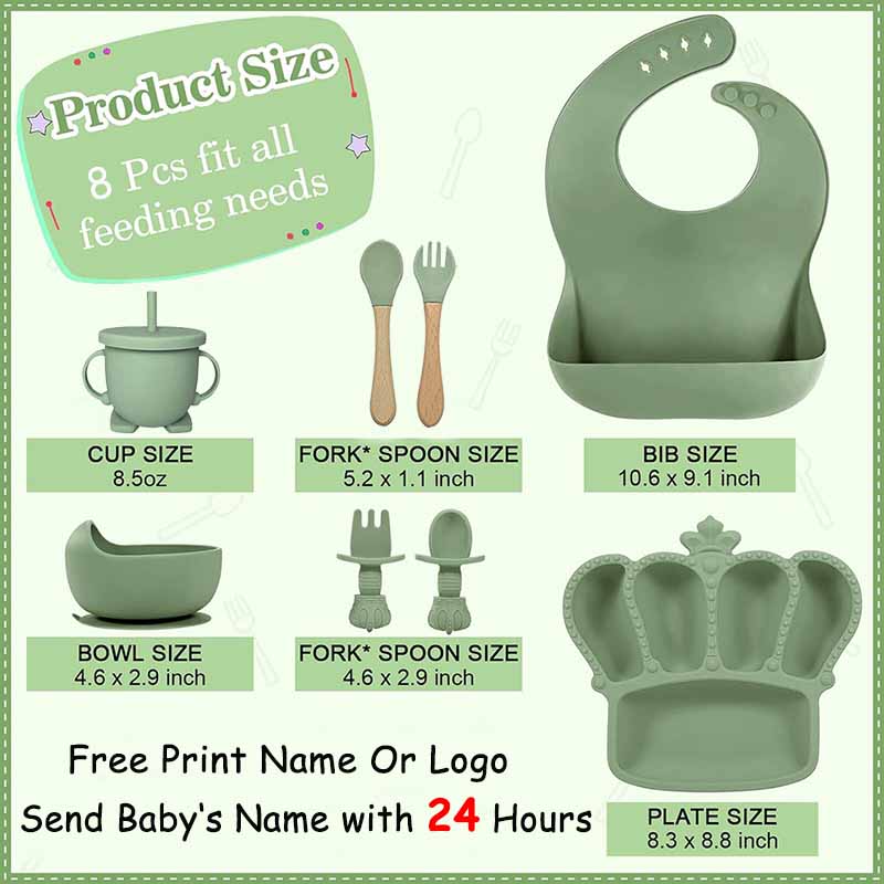 Nome personalizzato piatto per - Baby Food Universe recensione e prezzo
