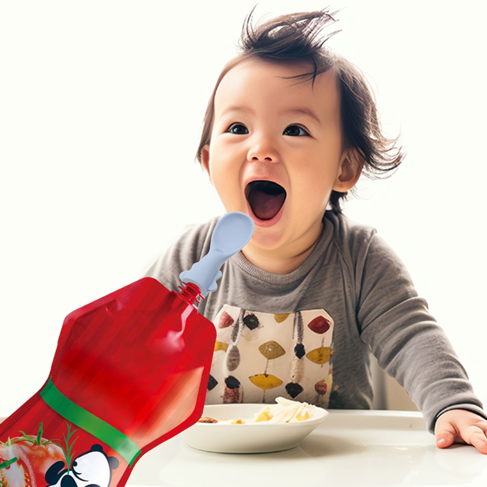 Set di cucchiai per borsa per  - Baby Food Pouches 1 Year Old recensione e prezzo