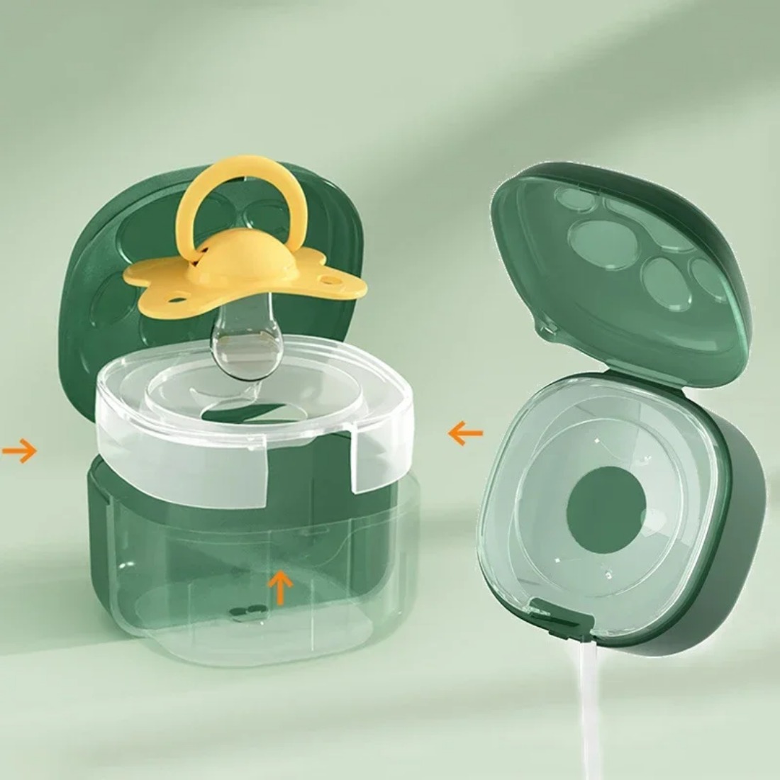 Scatola per ciuccio in silicon - Baby Food Container recensione e prezzo