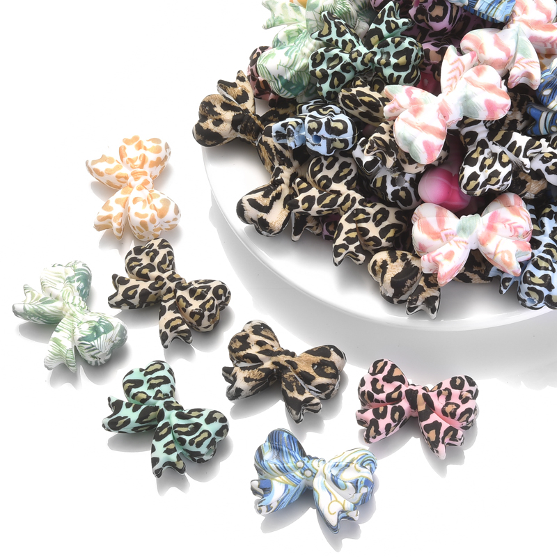 5 pz stampa leopardo fiocchi p - Baby Food Teether recensione e prezzo