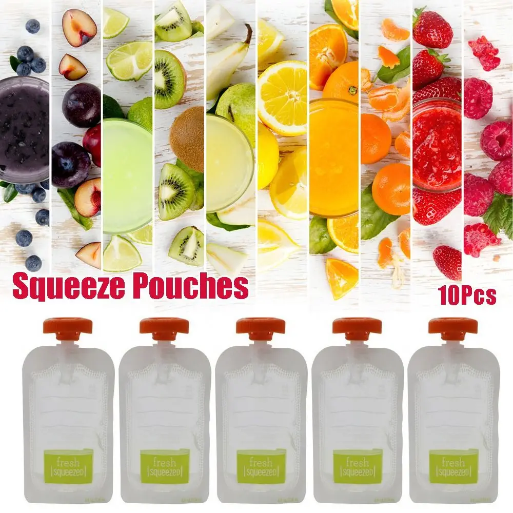 10 sacchetti riutilizzabili pe - Baby Food Pouches 1 Year Old recensione e prezzo