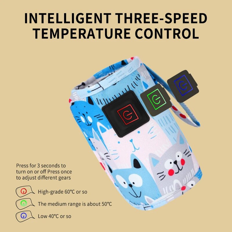 1 pz scaldalatte USB temperatu - Baby Food Warmer Portable recensione e prezzo