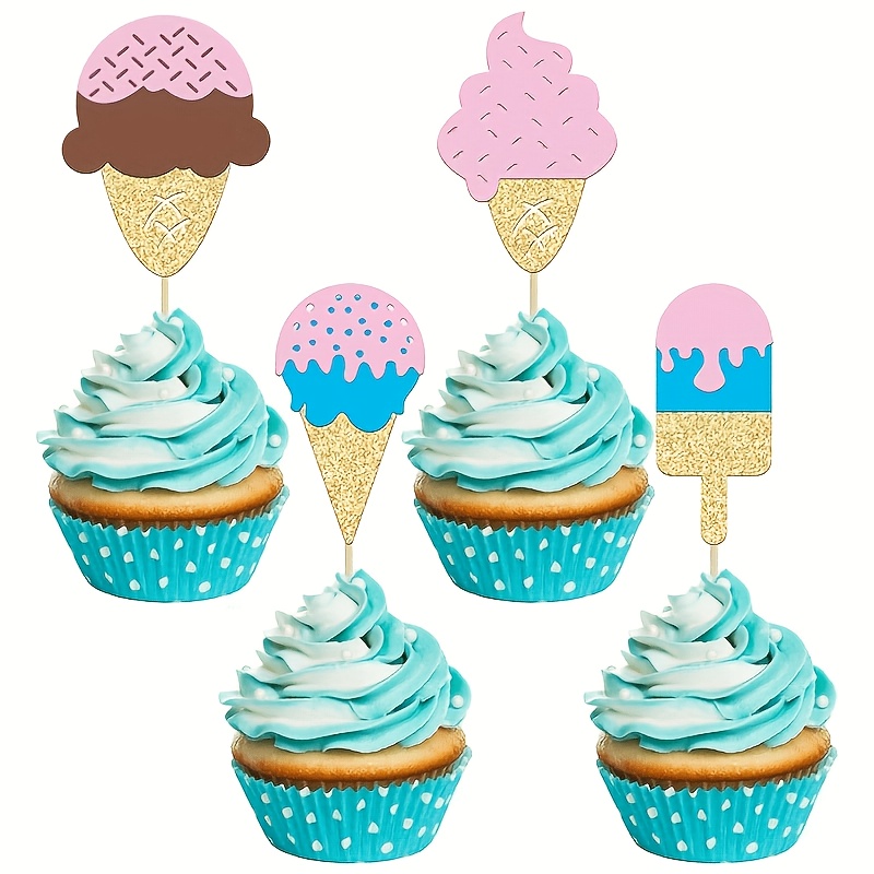 12 topper per cupcake a forma  - Baby Food Dessert recensione e prezzo