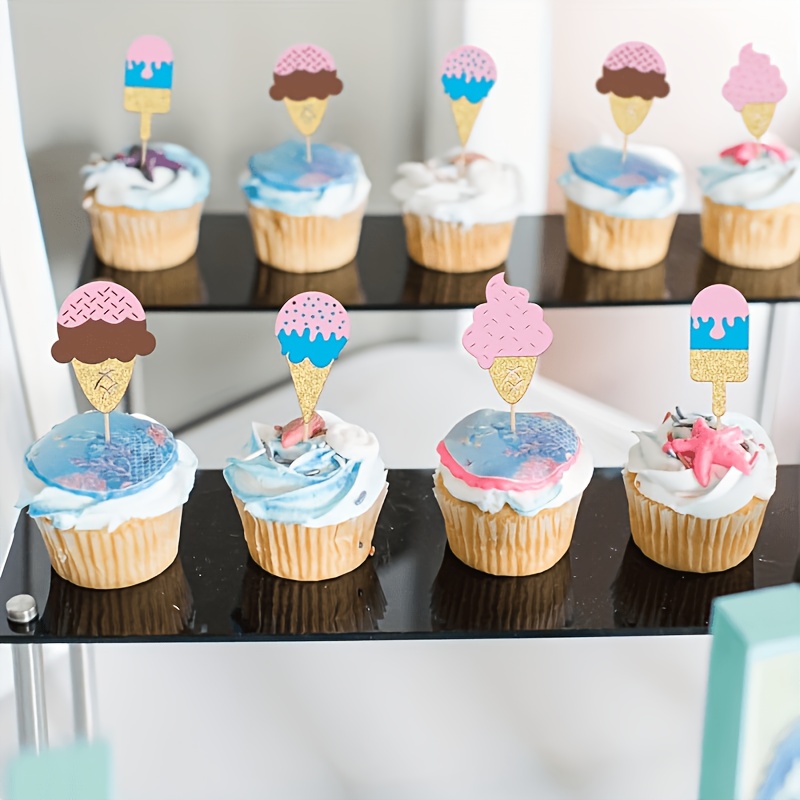 12 topper per cupcake a forma  - Baby Food Dessert recensione e prezzo